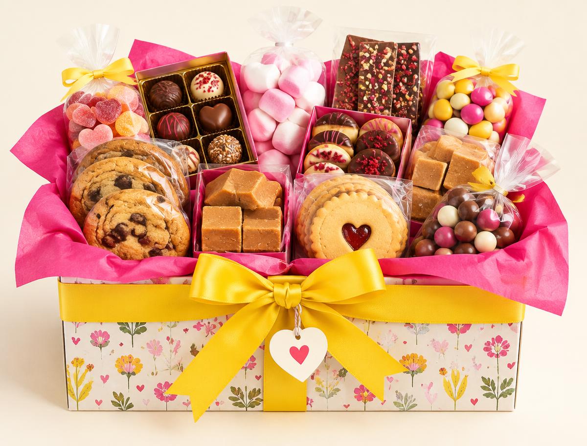 Sweet Treat Hamper with packaged treats